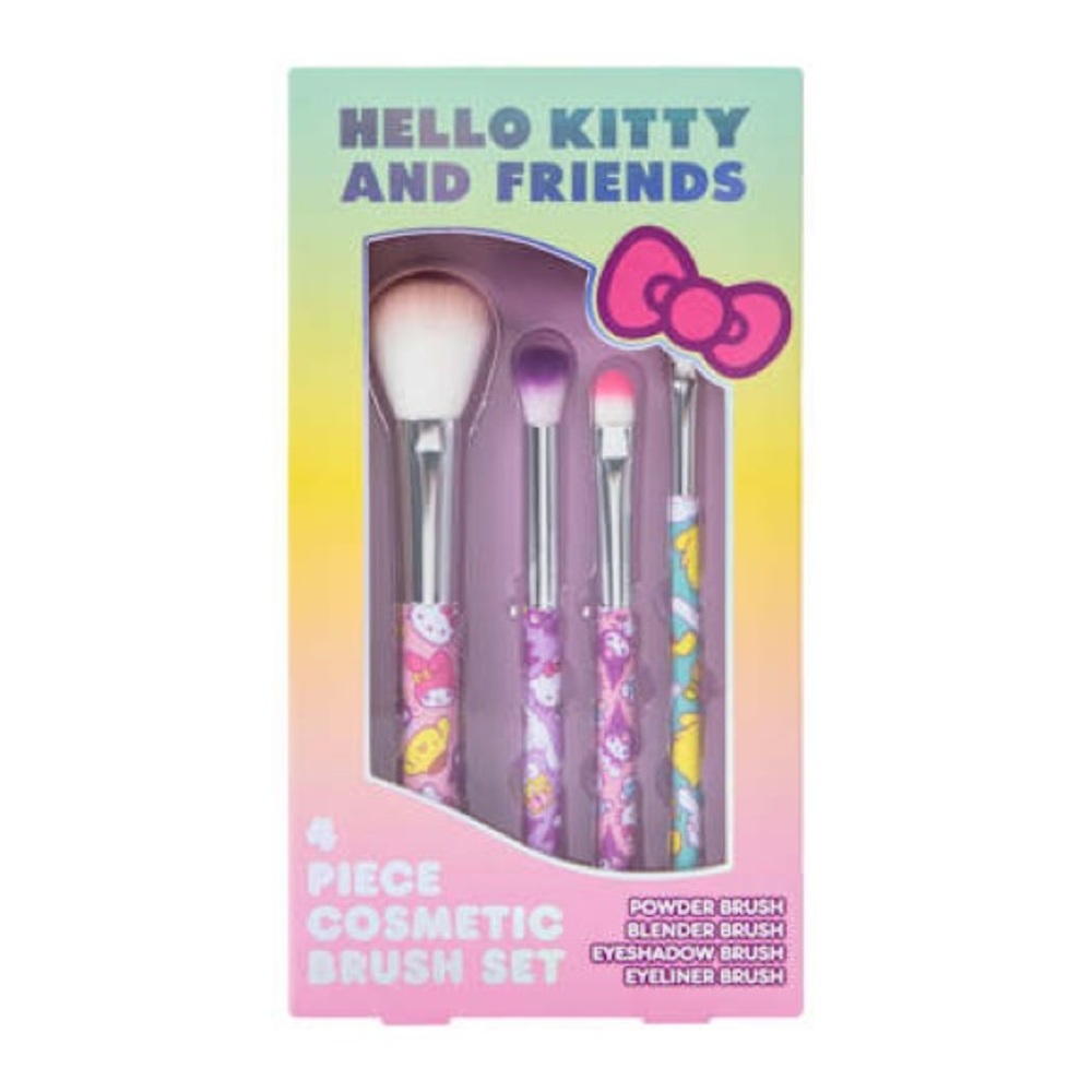 New In Box Hello Kitty And Friends® Cosmetic Brush Set 4-Piece